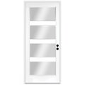 Trimlite Exterior Single Door, Left Hand/Inswing, 1.75 Thick, Fiberglass 2868LHISPSF20F4LC491615M